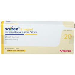 Saizen 20 MG / 2,5 ml Cartridge