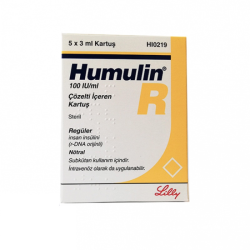 Humulin R 100IU (Cart)