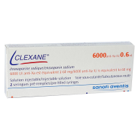 Clexane 6000 anti-XA Clexane 6000 anti-XA